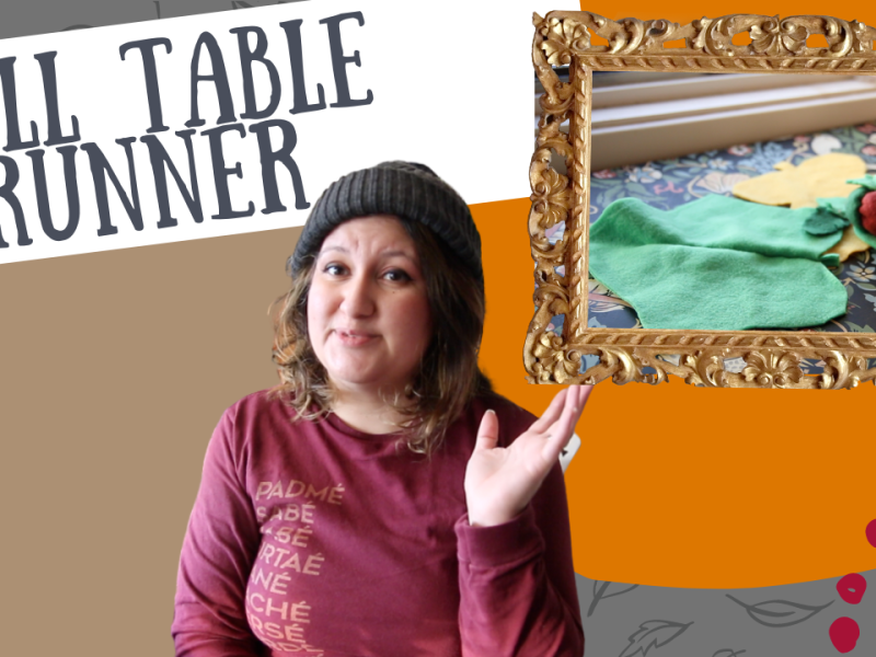 Scrap Fabric Table Runner