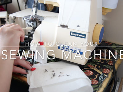 How to Clean Your Sewing Machine/Serger